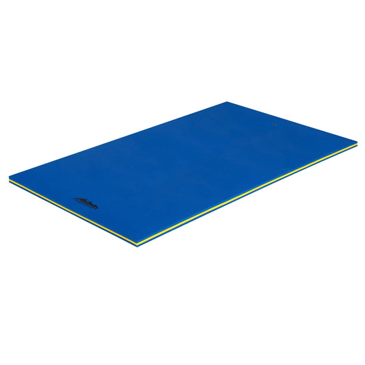 Weisshorn Floating Water Mat 3.5x1.8m Foam Pad Swimming Pool Platform Blue-0