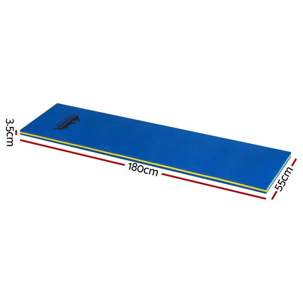 Weisshorn Floating Water Mat 55x180cm Foam Pad Swimming Pool Platform Blue-1