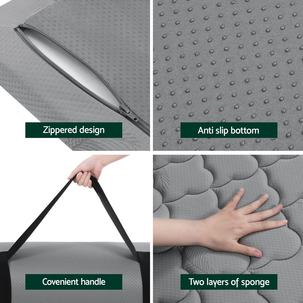 Giselle Bedding Single Foldable Mattress Camping Mat-4