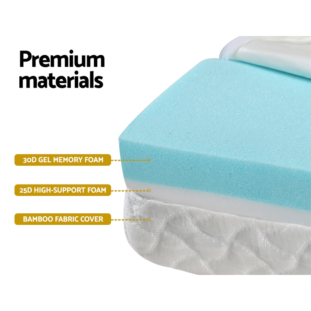 Giselle Bedding Foldable Mattress Folding Foam Cot Bed Cool Gel-5