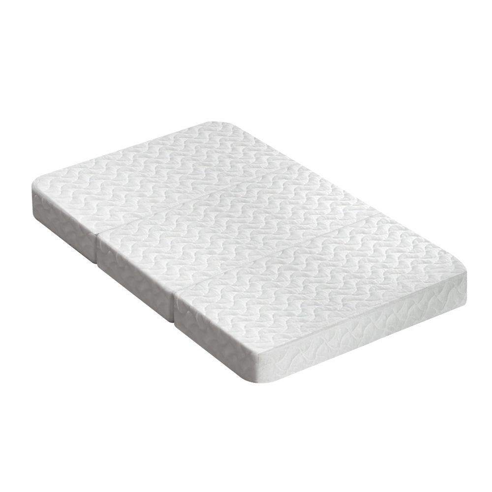 Giselle Bedding Foldable Mattress Folding Foam Cot Bed White-0