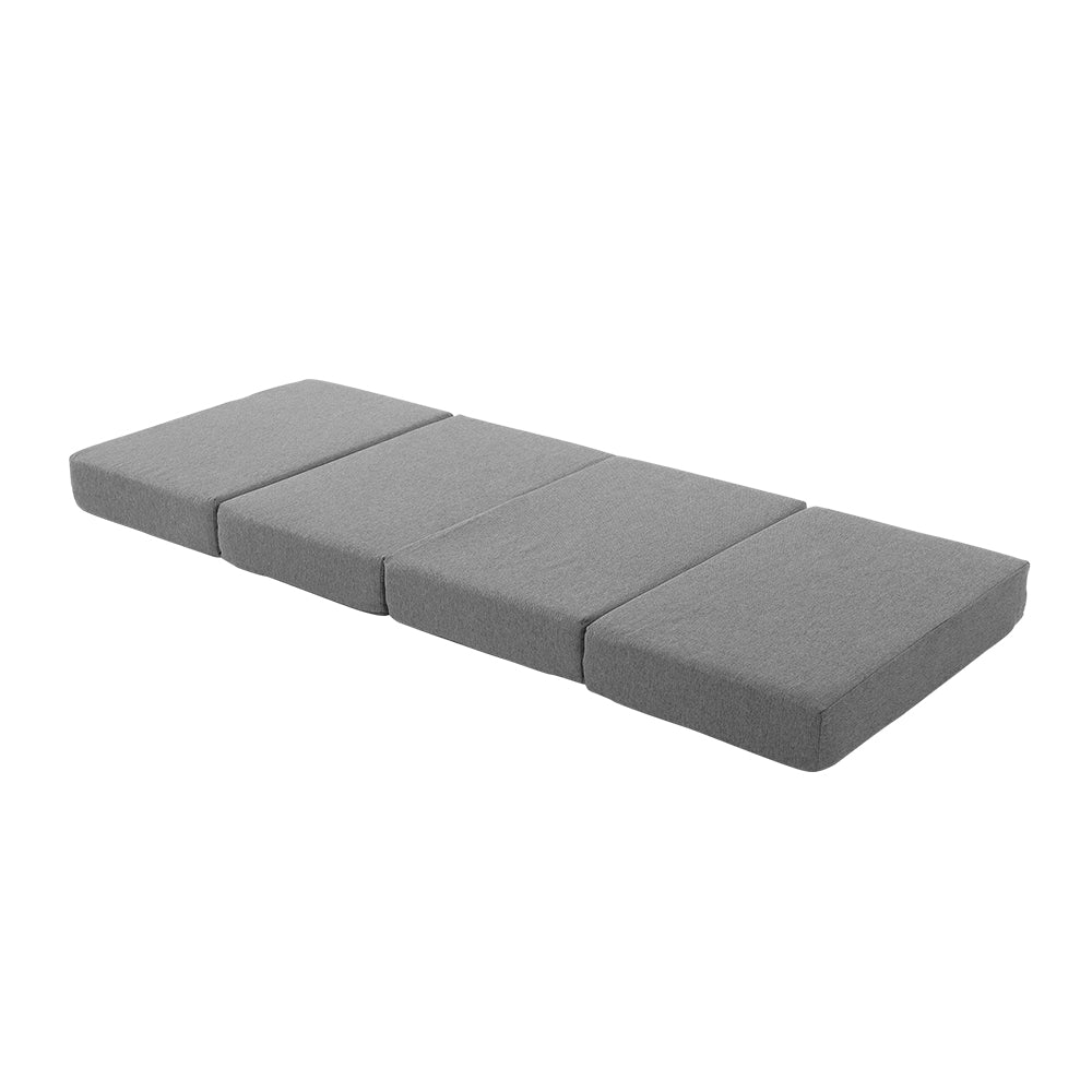 Giselle Bedding Foldable Mattress Folding Foam Single Grey-0