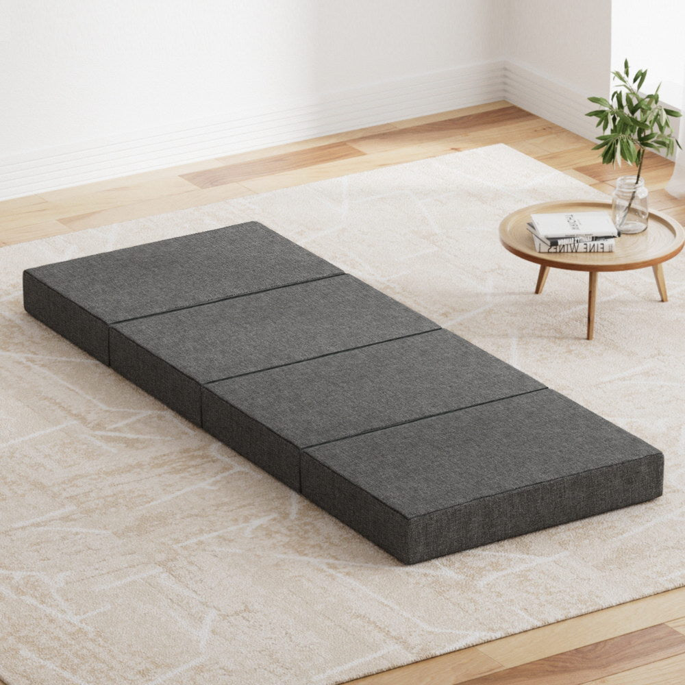 Giselle Bedding Foldable Mattress Folding Foam Single Grey-6