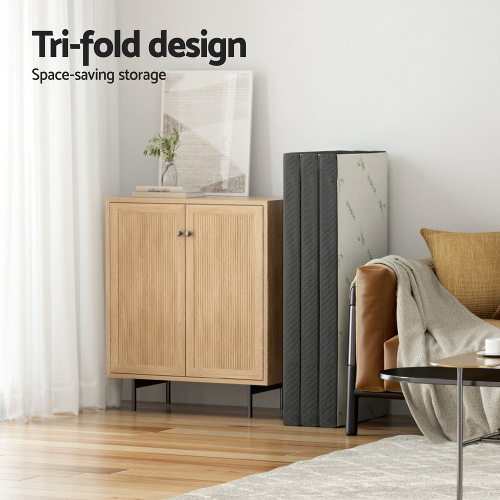 Giselle Bedding Foldable Mattress Folding Foam Double Bamboo-3