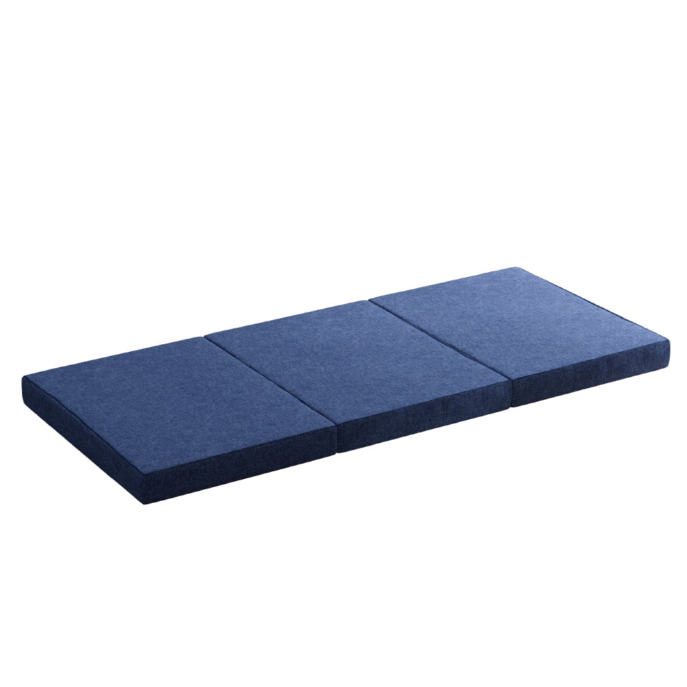 Giselle Bedding Foldable Mattress Folding Foam Single Blue-0