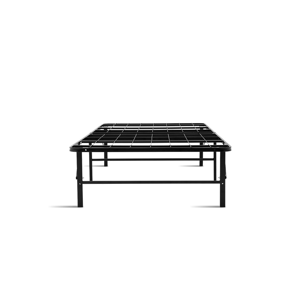 Artiss Folding Bed Frame Metal Base - Single-2