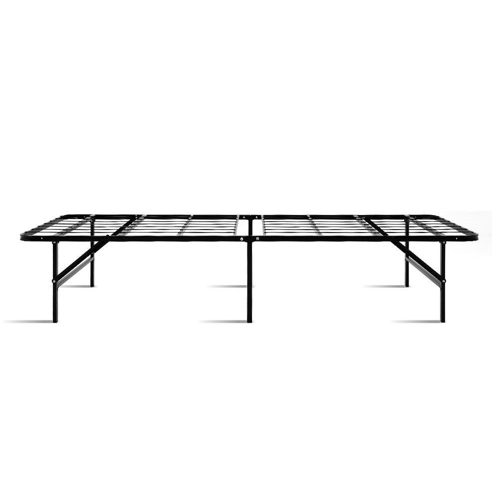 Artiss Folding Bed Frame Metal Base - Single-3