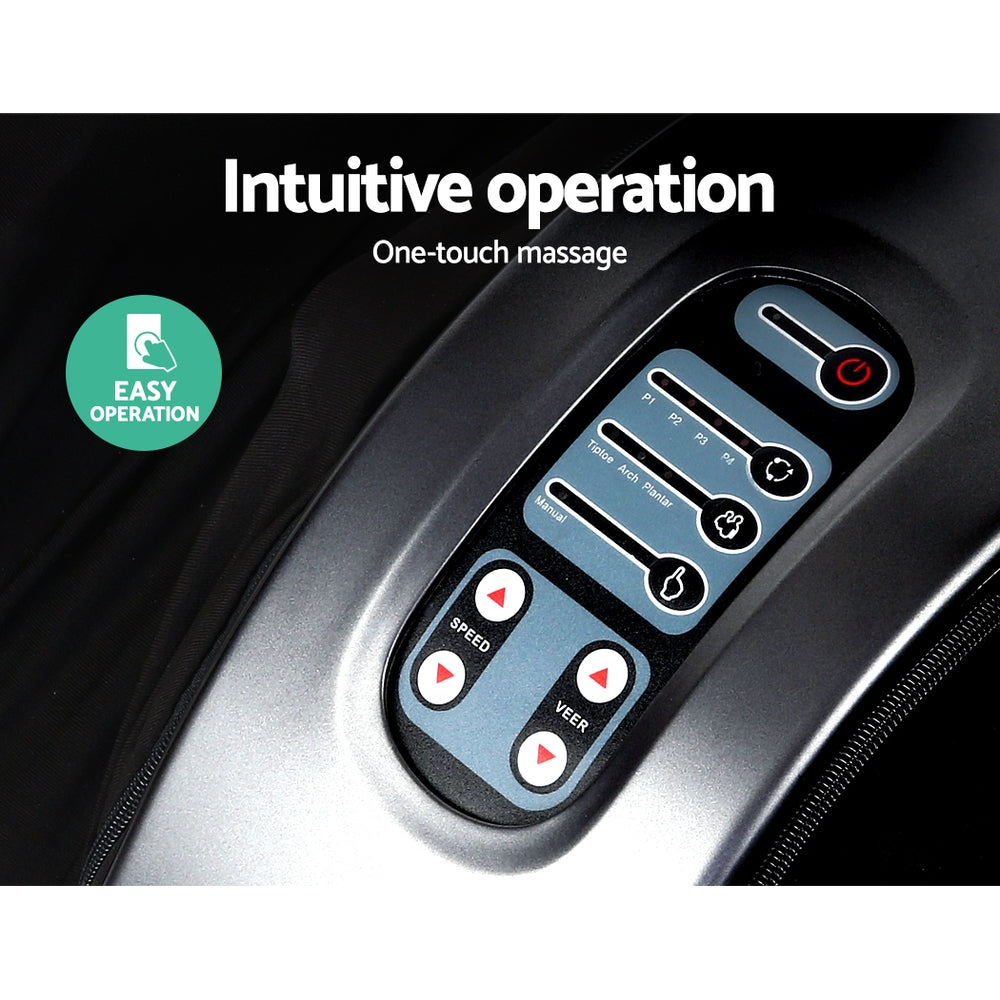 Livemor Foot Massager Shiatsu Massagers Electric Roller Kneading Calf Leg Grey-4