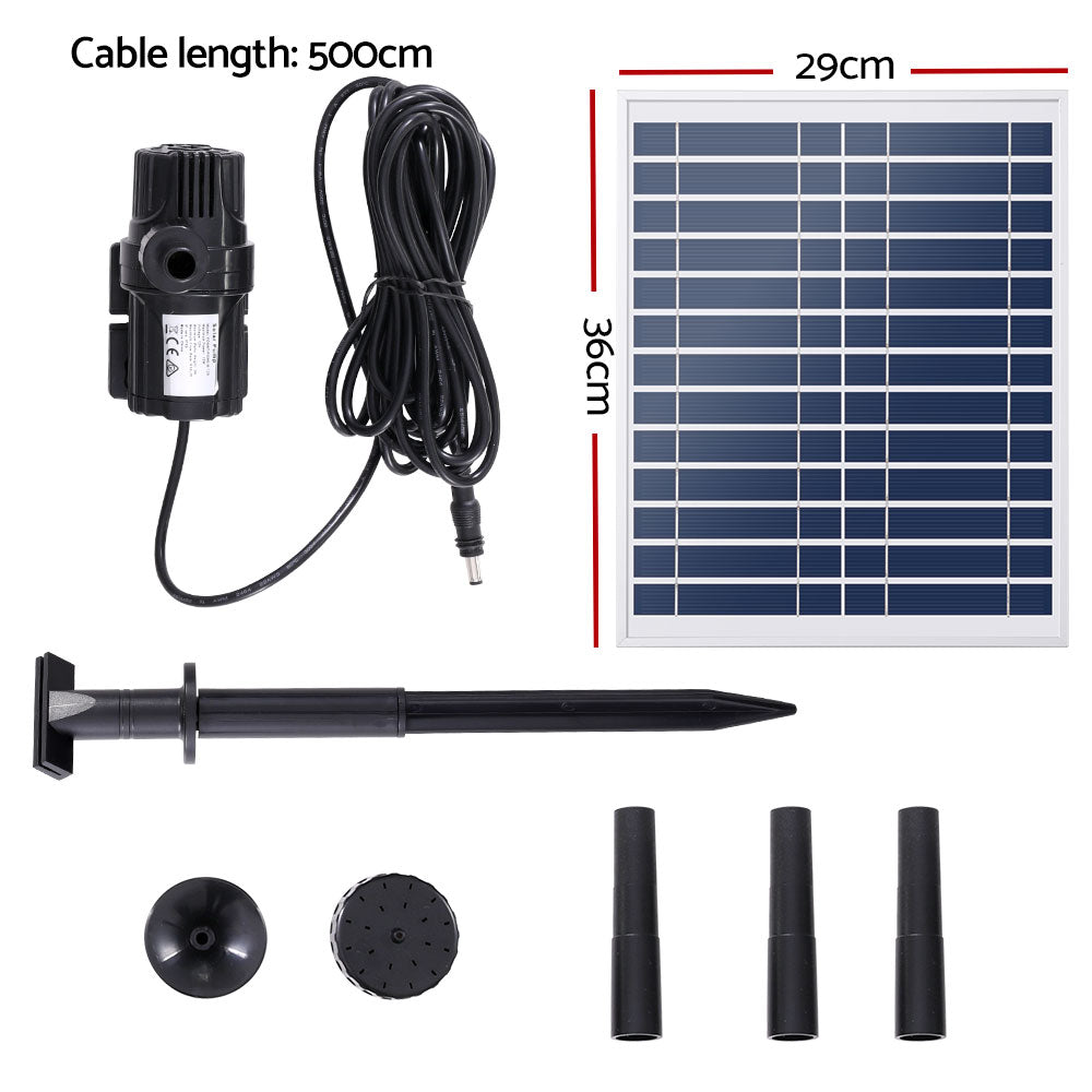 Gardeon Solar Pond Pump Submersible Water Fountain Kit 9.8FT-1