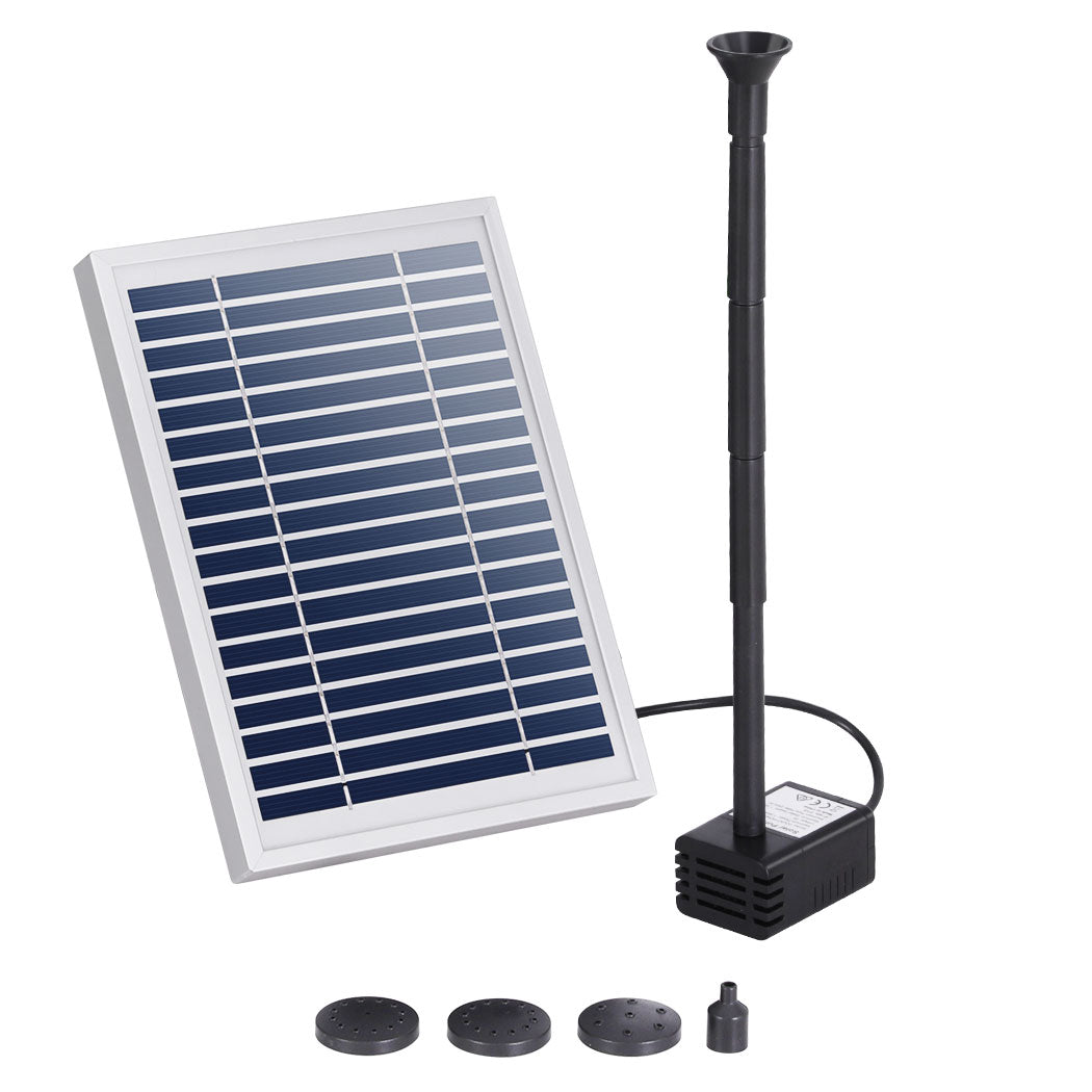 Gardeon Solar Pond Pump Submersible Water Fountain Kit 4.4FT-0