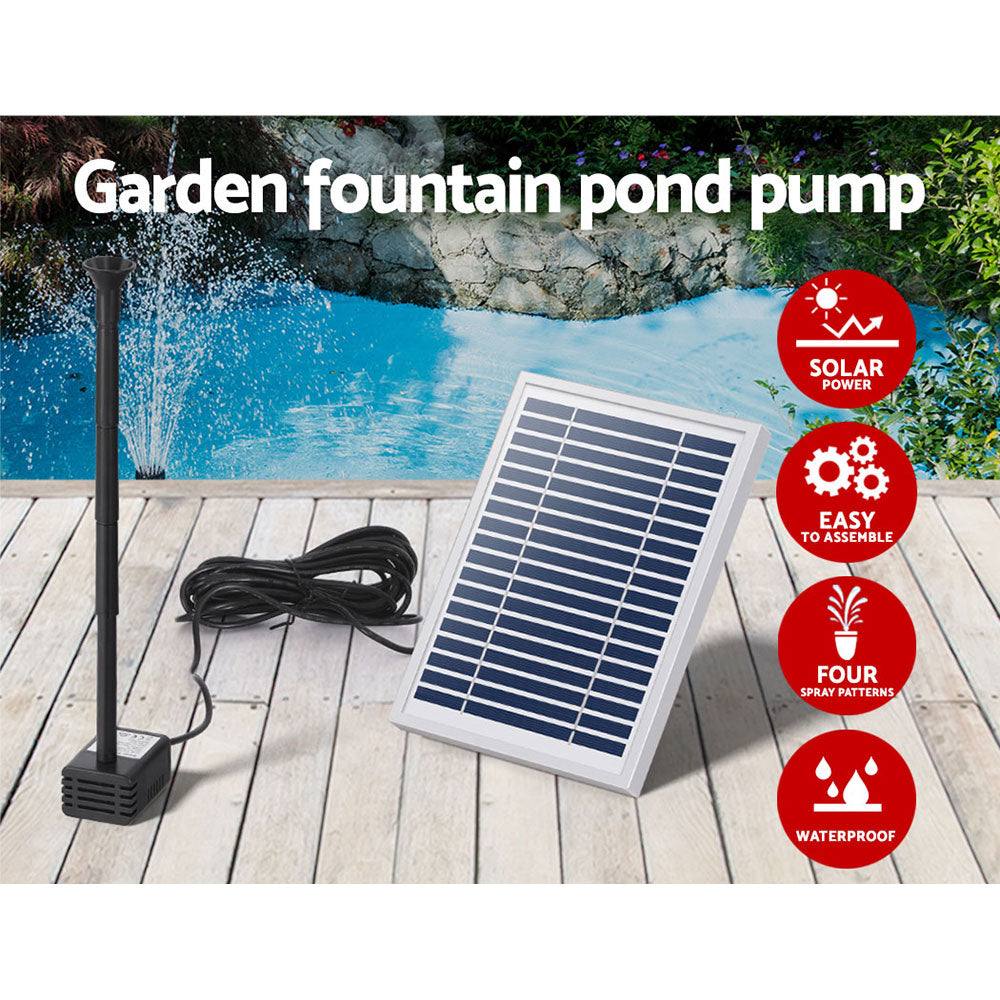 Gardeon Solar Pond Pump Submersible Water Fountain Kit 4.4FT-3