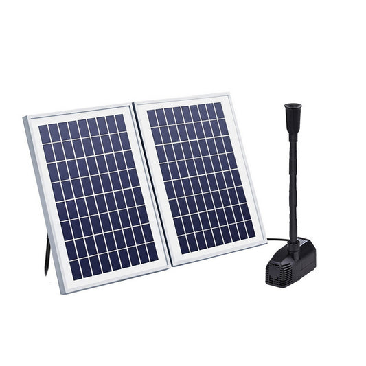 Gardeon Solar Pond Pump Submersible Water Fountain Kit with 2 Panels 1600L/H-0