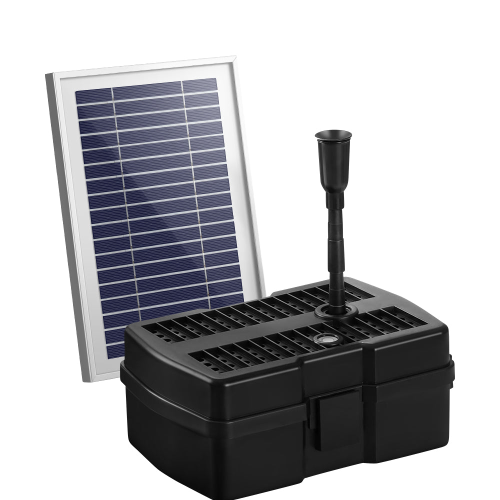 Gardeon Solar Pond Pump with Filter Box 4.6FT-0