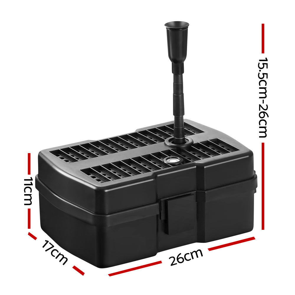 Gardeon Solar Pond Pump with Filter Box 4.6FT-2