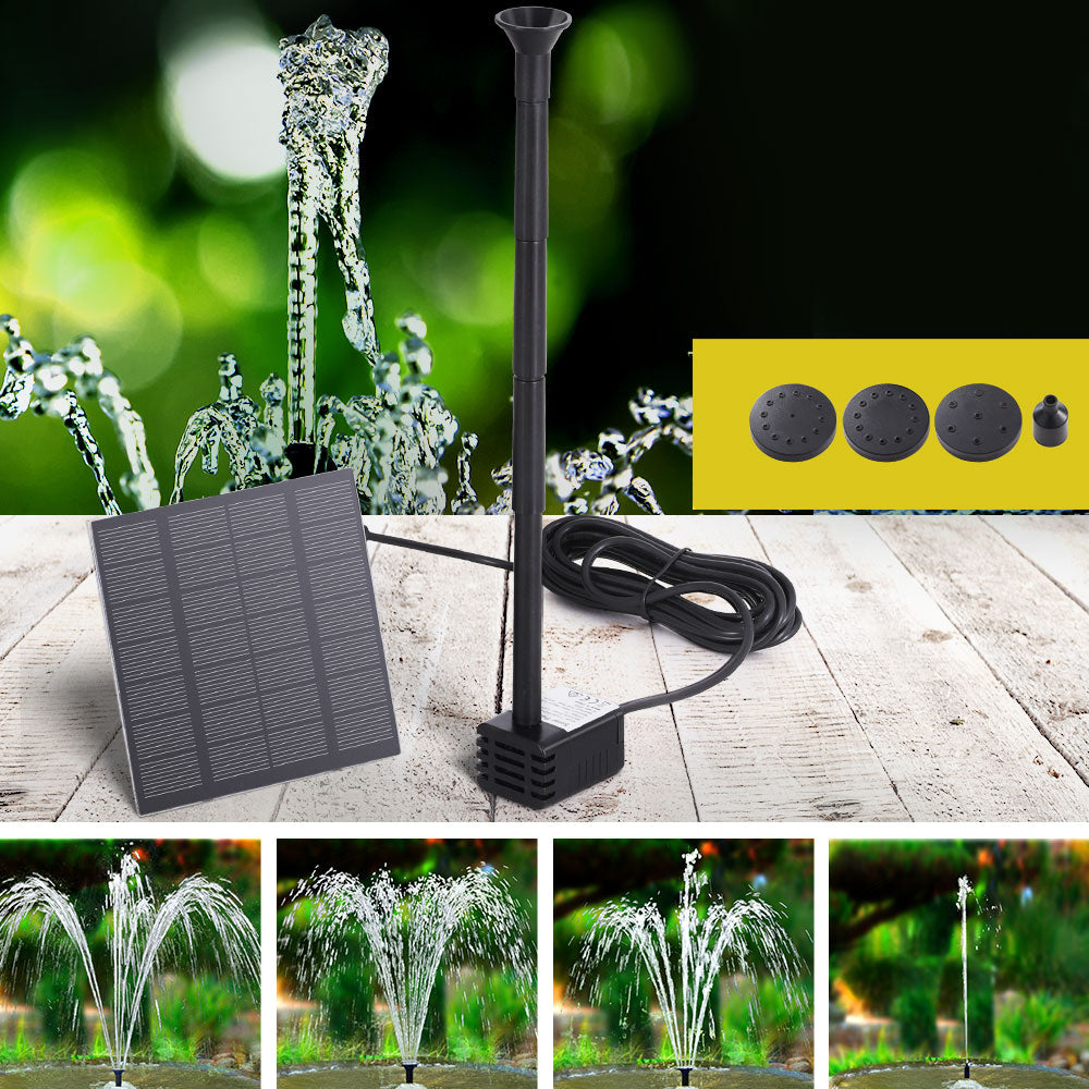 Gardeon Solar Pond Pump Submersible Water Fountain Kit 2.6FT-6