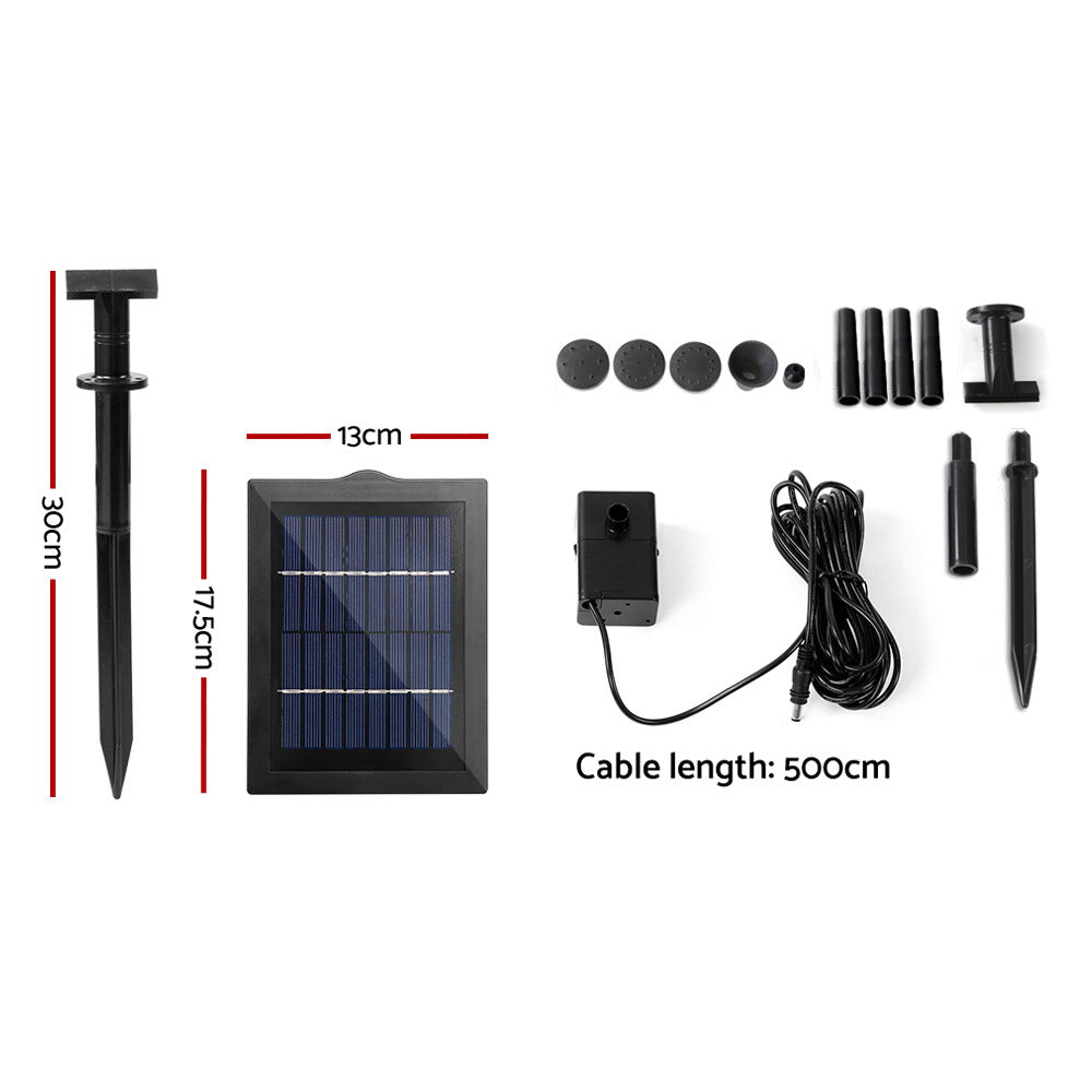 Gardeon Solar Pond Pump Submersible Water Fountain Kit 4FT-1