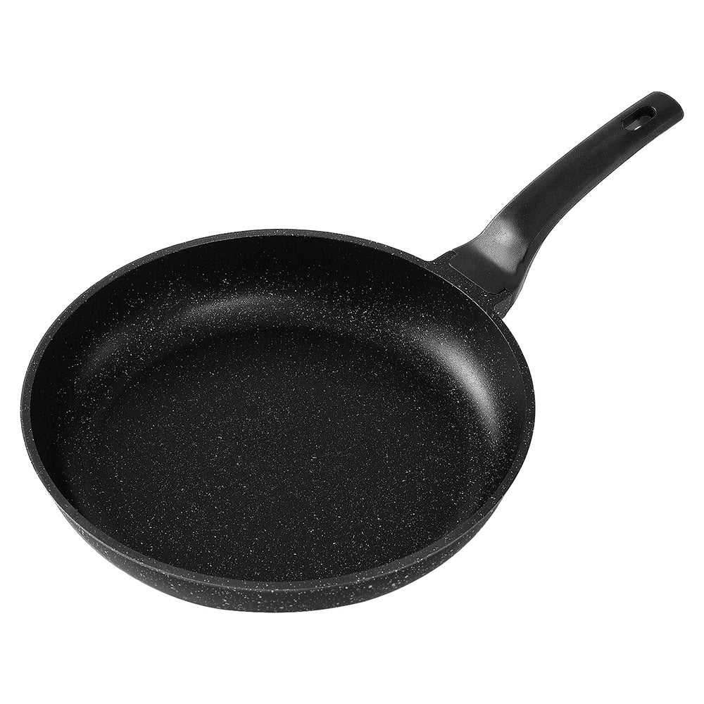 5-Star Chef Non Stick Frying Pan Cast Aluminium Steak Skillet BBQ Cookware 30cm-0