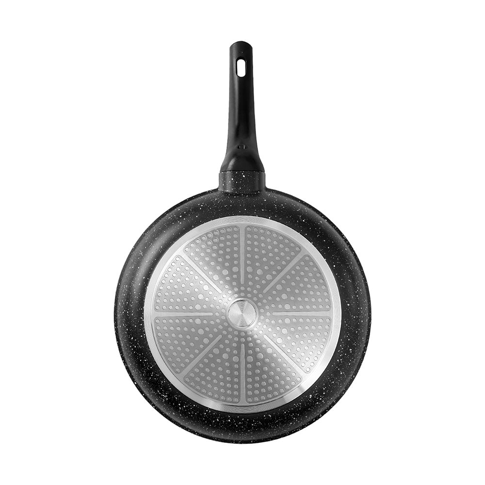 5-Star Chef Non Stick Frying Pan Cast Aluminium Steak Skillet BBQ Cookware 30cm-2