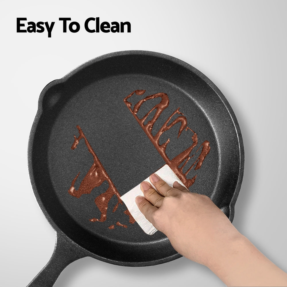 5-star chef Non Stick Frying Pan Cast Iron 3PCS-4