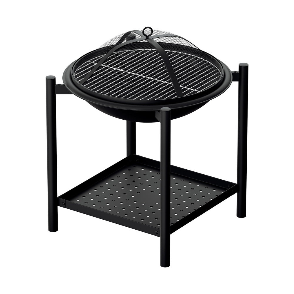 Grillz Fire Pit BBQ Grill 2-in-1 Outdoor-2