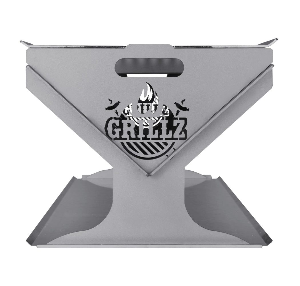 Grillz Fire Pit BBQ Grill Steel-3