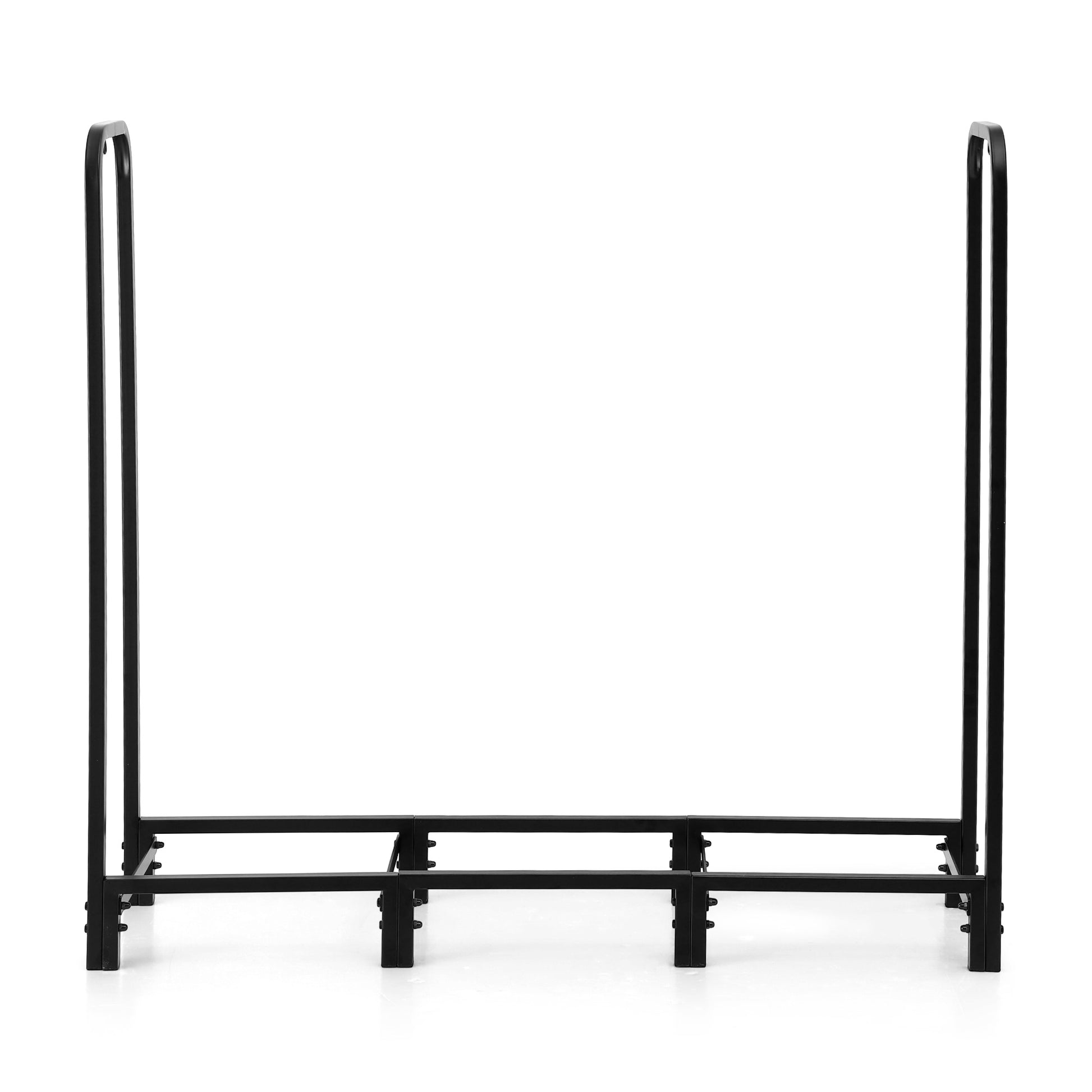 Gardeon Firewood Rack 120cm Wood Rack 3 Sizes Firewood Storage with Tools Black-2