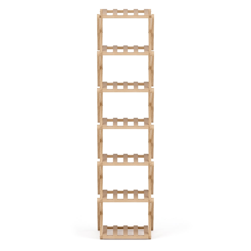 Artiss 7 Tier Bamboo Foldable Shoe Rack Organizer Entryway-3