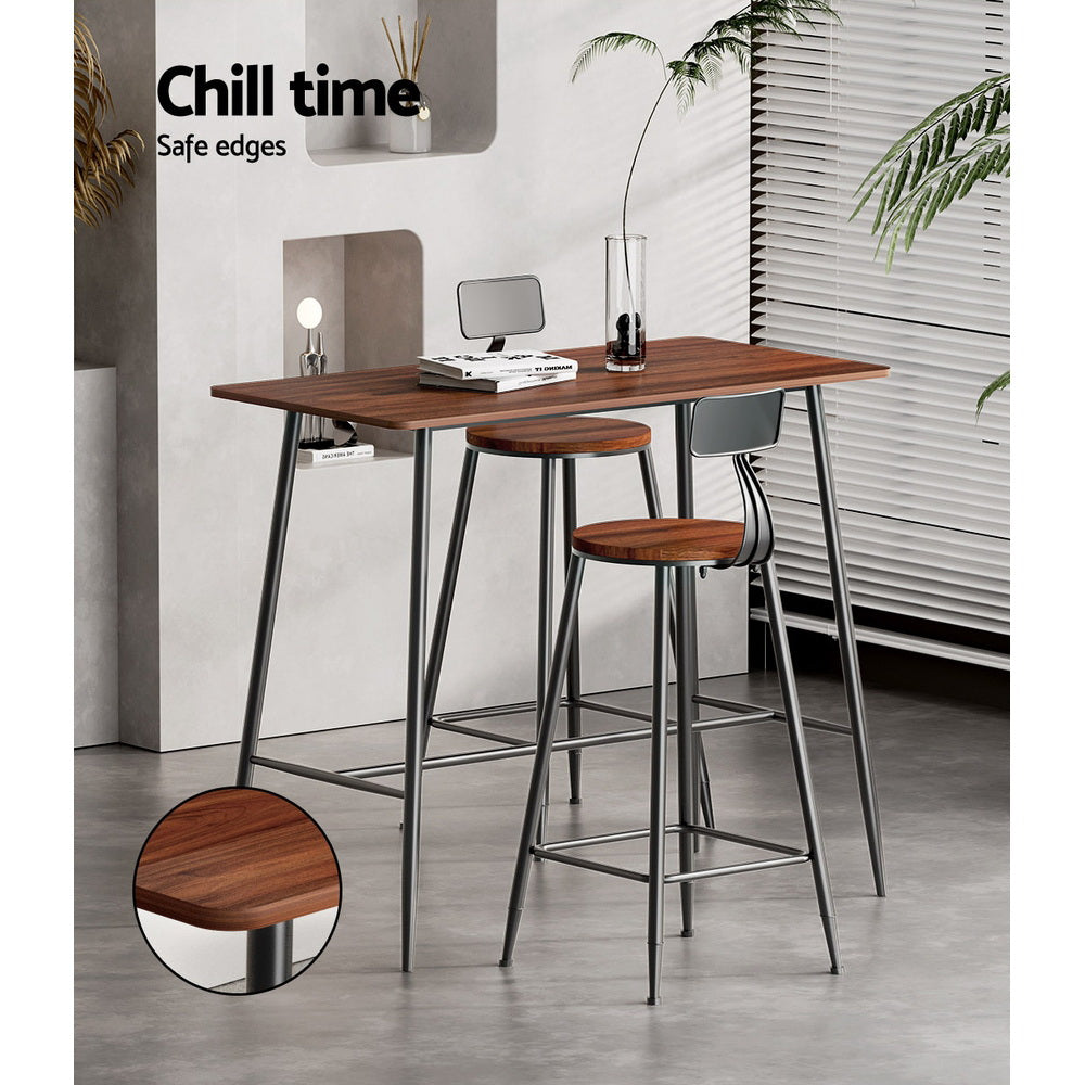 Artiss Halle Bar Table 120CM Rectangular-5