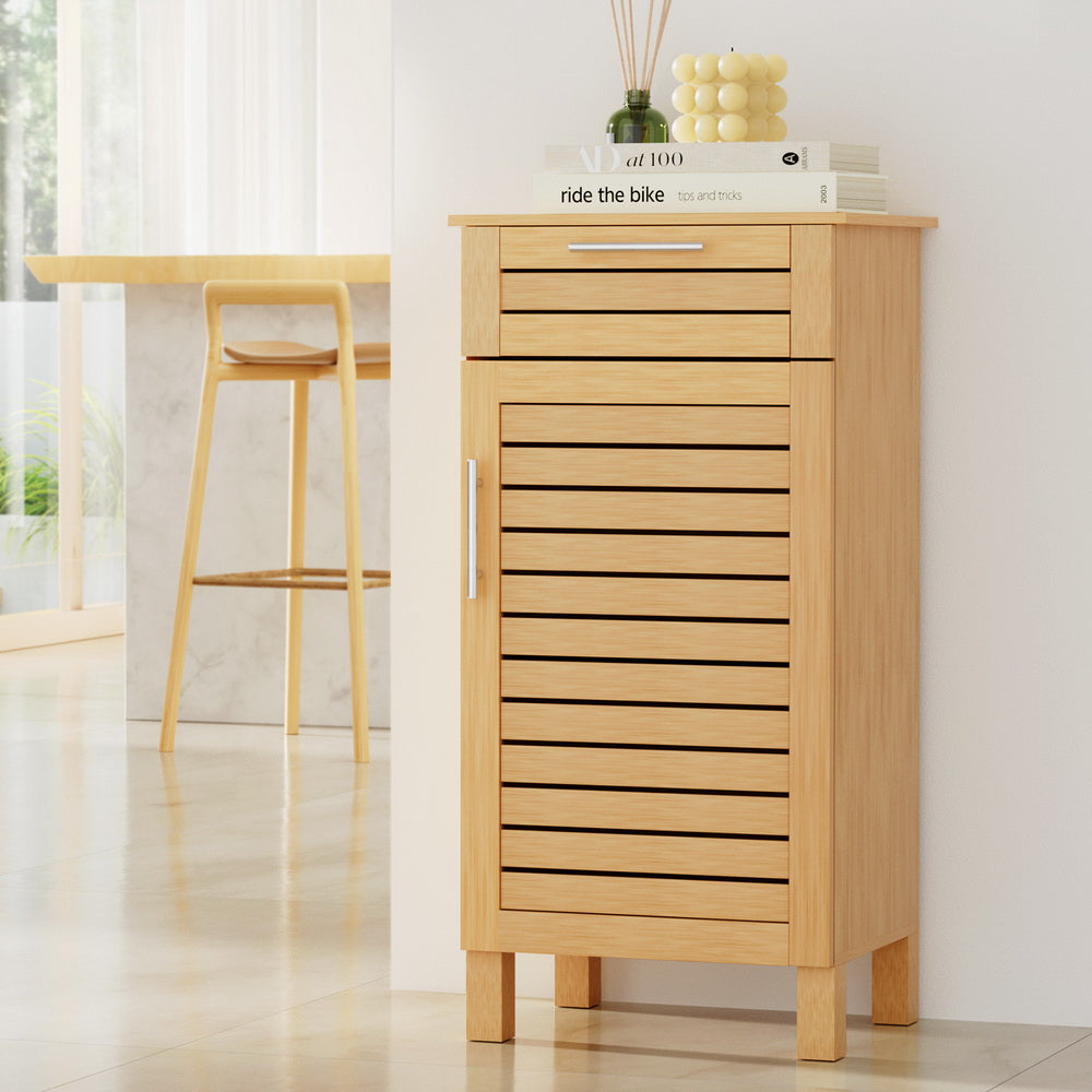 Artiss Bathroom Cabinet Storage 90cm wooden JILL-6