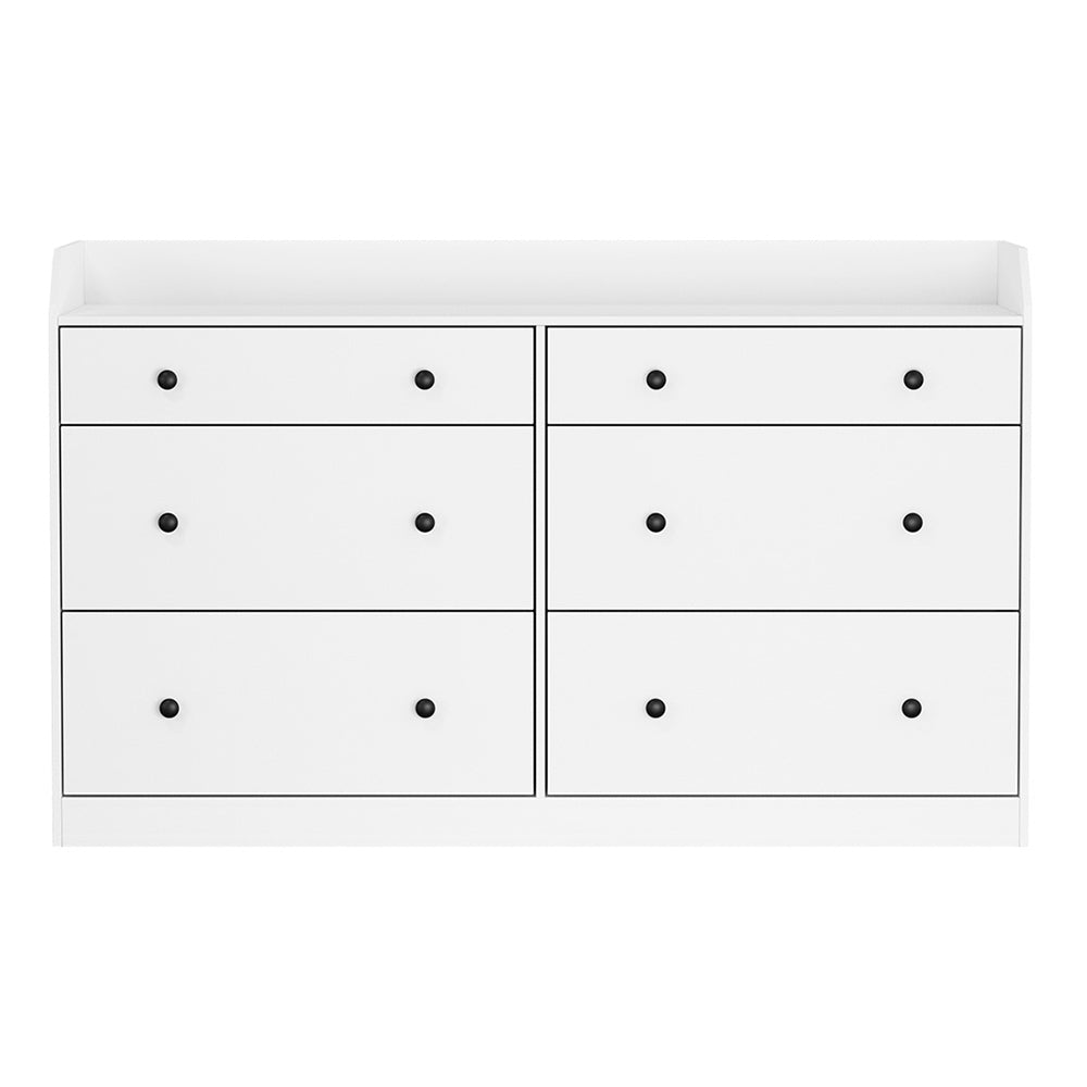 Artiss 6 Chest of Drawers - PETE White-2