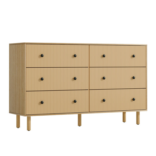 Artiss 6 Chest of Drawers Tallboy Cabinet - RUTH Pine-0