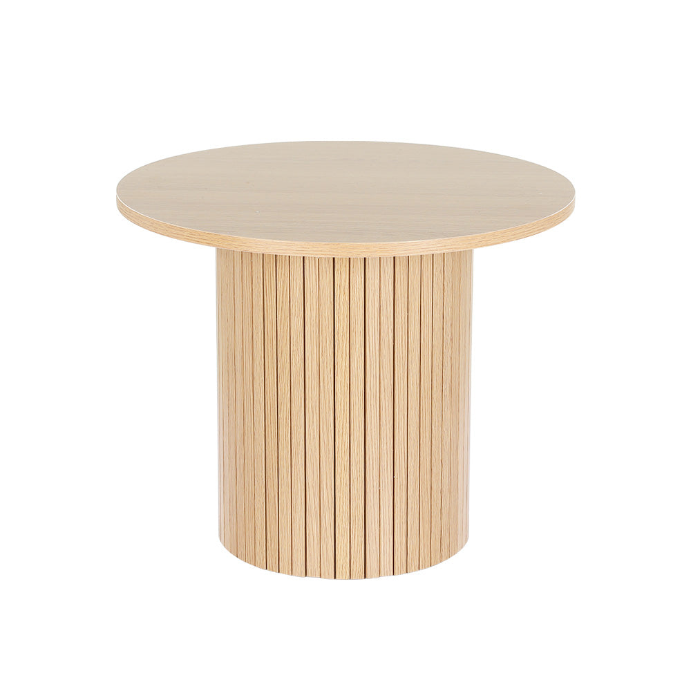 Artiss Coffee Table Round Fluted Base PIIA-0