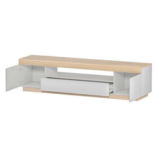 Artiss TV Cabinet Entertainment Unit Stand 180CM White Wood-0