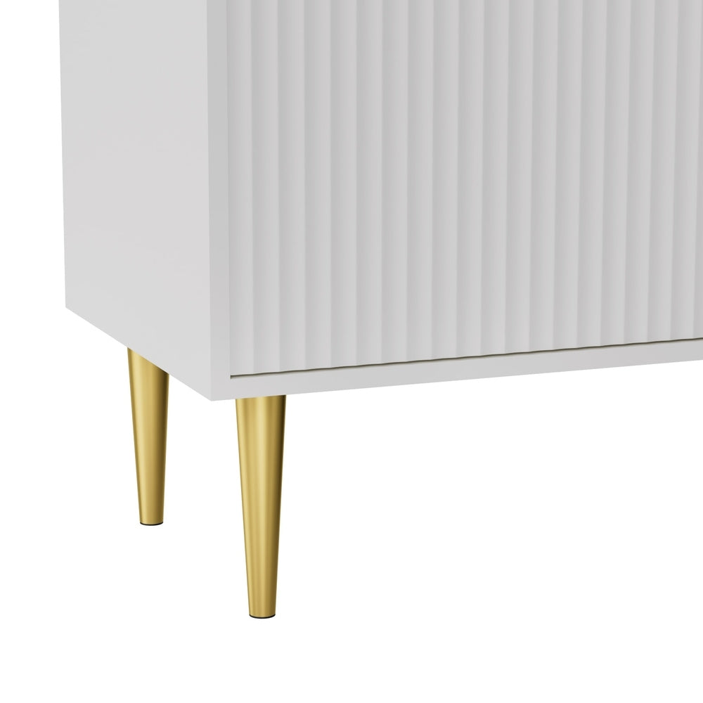 Artiss TV Cabinet Entertainment Unit Stand Storage 180CM White-3