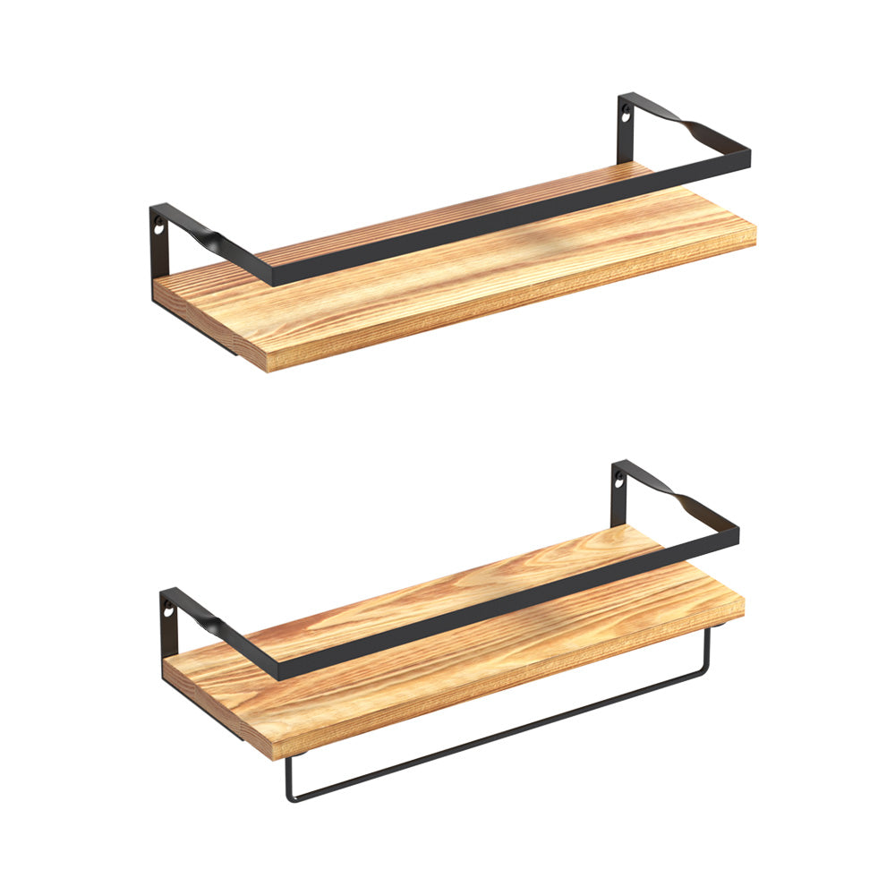 Artiss Floating Wall Shelf Set of 2-3