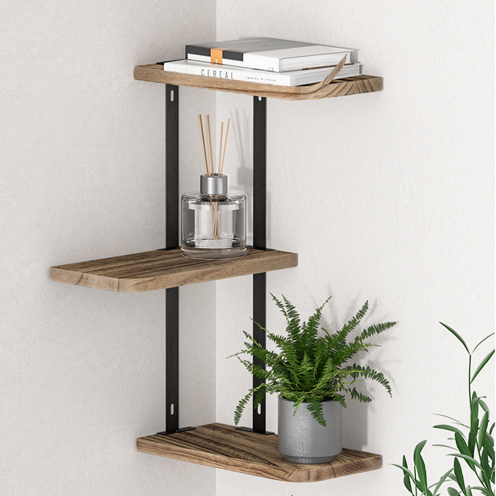 Artiss Floating Wall Shelf 3-Tier-7