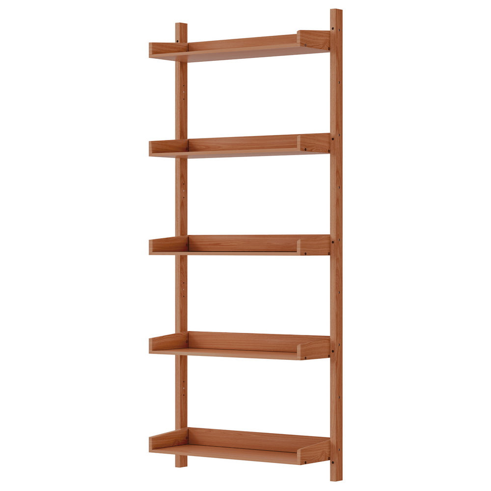 Artiss Bookshelf Floating Shelf  CAPIZ Oak-0