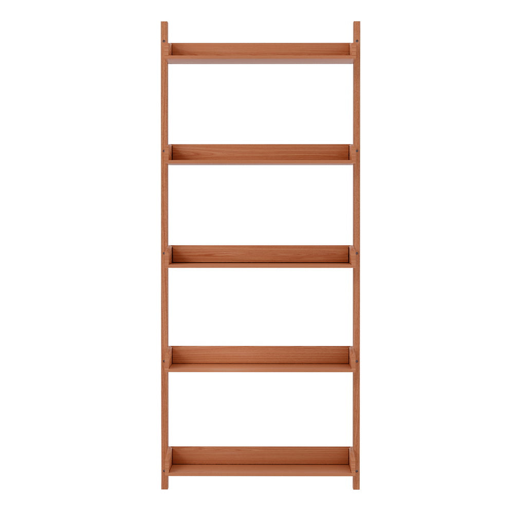 Artiss Bookshelf Floating Shelf  CAPIZ Oak-2