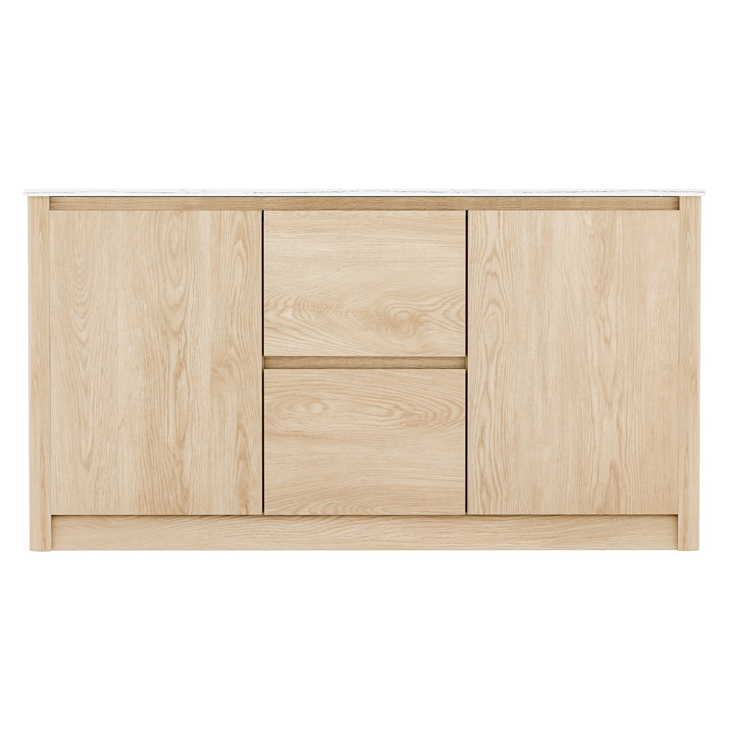 Artiss Buffet Sideboard Marble Style Tabletop - Pine-2