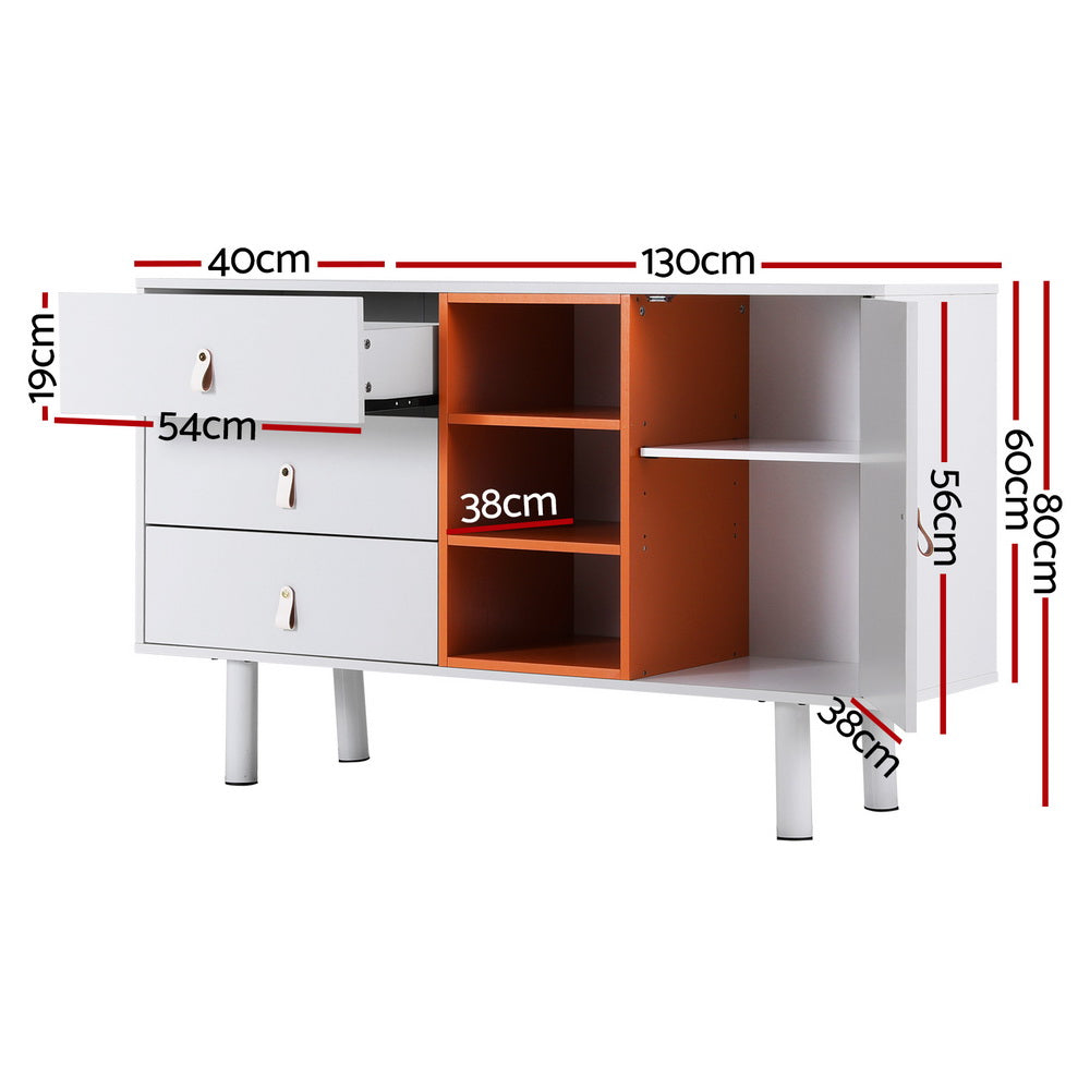 Artiss Buffet Sideboard Cupboard Cabinet Storage Table-1