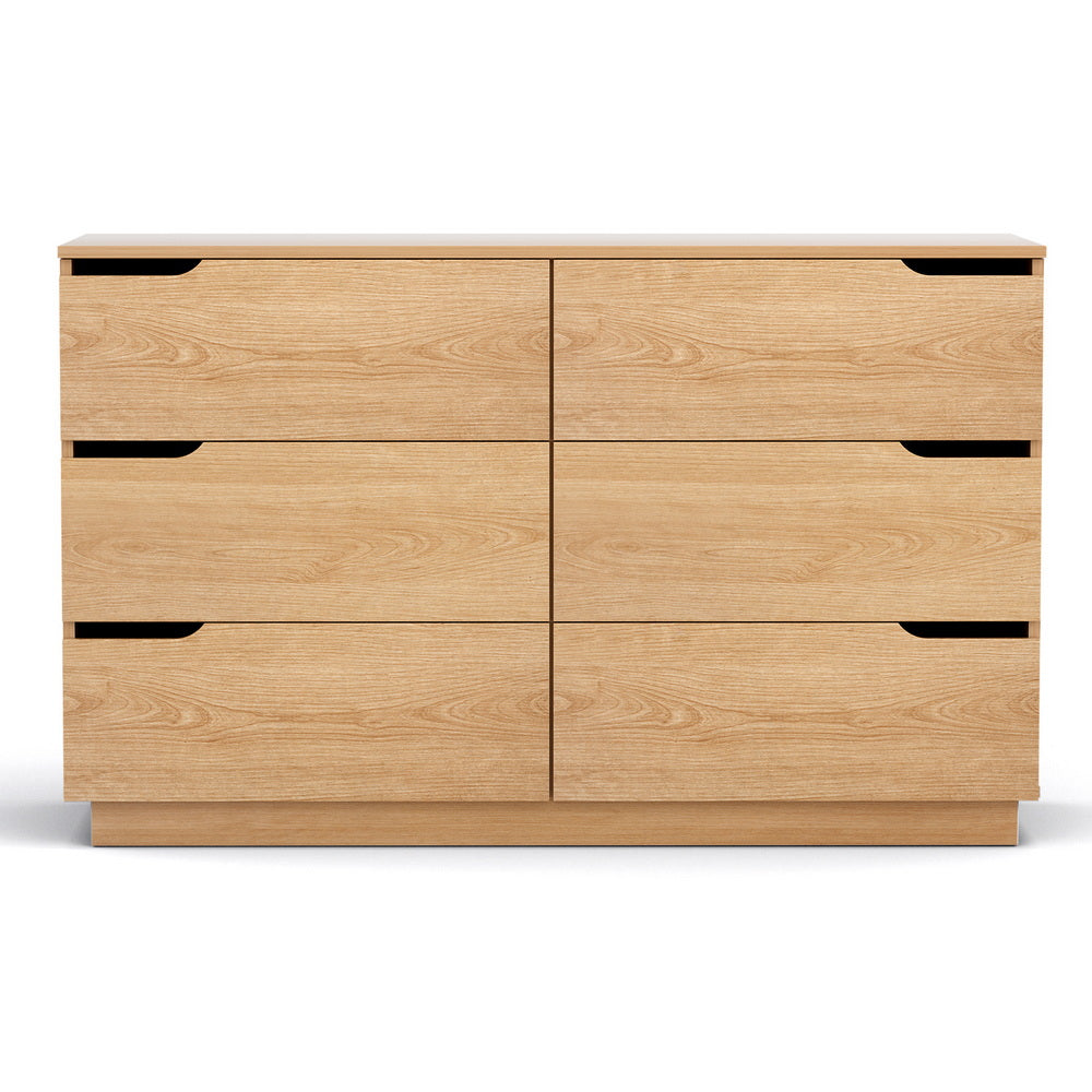 Artiss 6 Chest of Drawers Dresser Table Pine-3