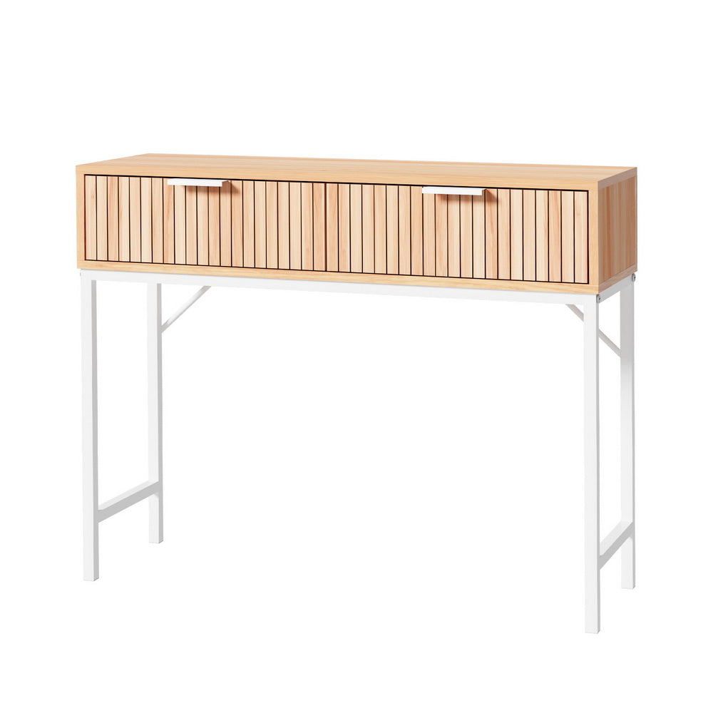 Artiss Console Table 2 Drawers 92CM-0