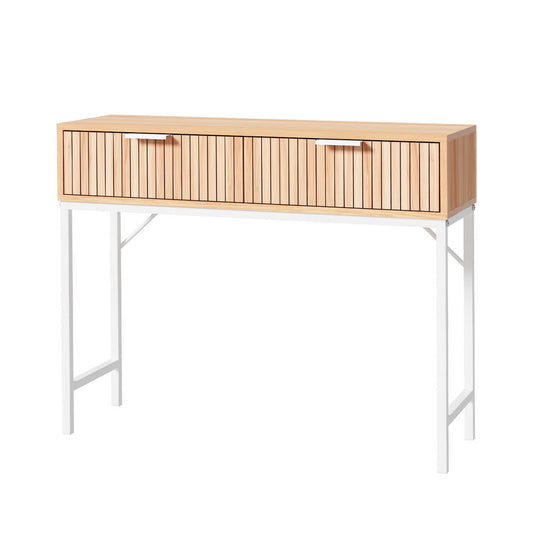 Artiss Console Table 2 Drawers 92CM-0