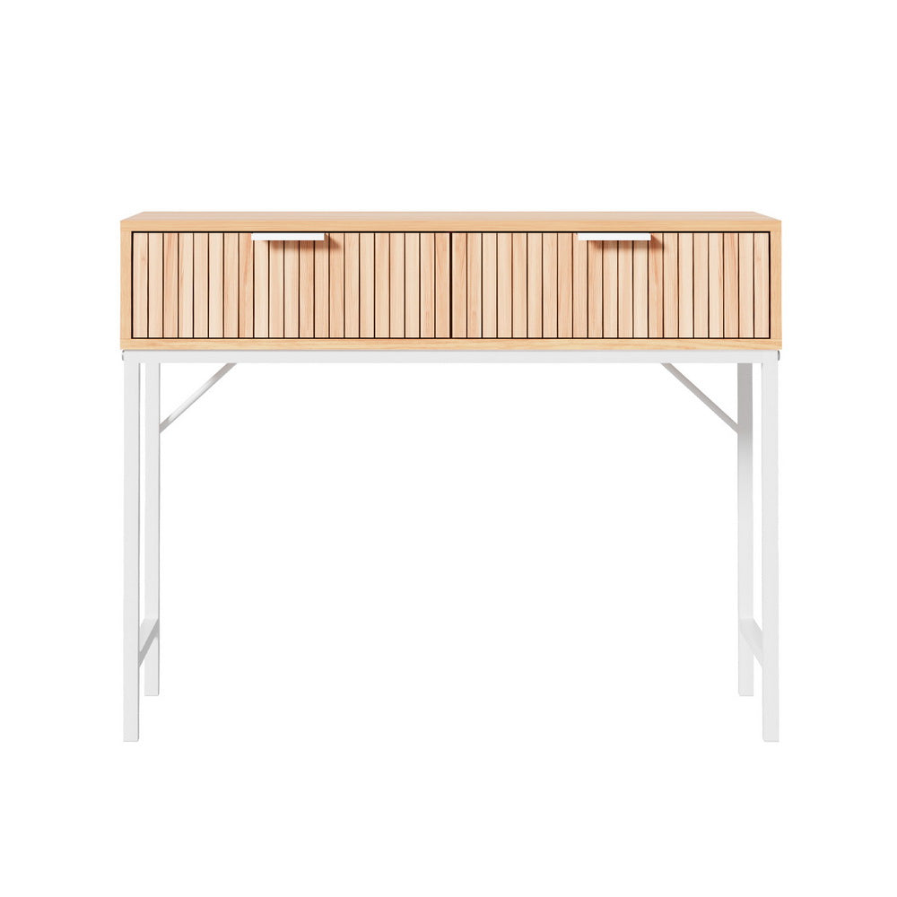 Artiss Console Table 2 Drawers 92CM-2