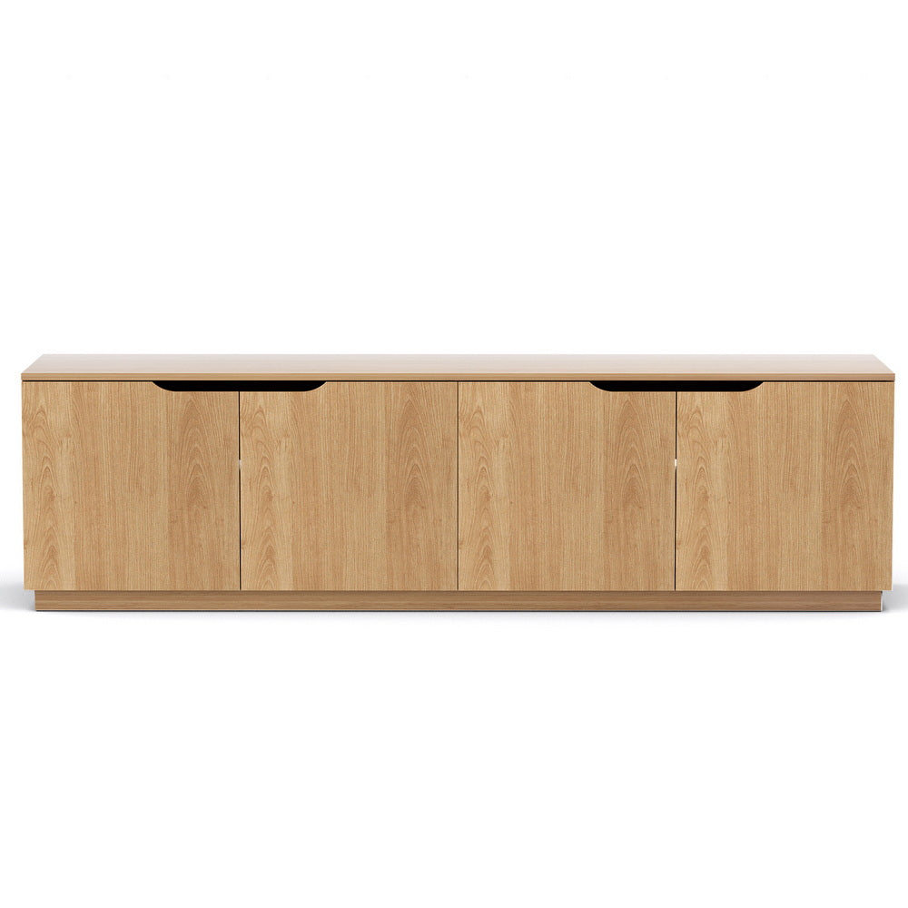 Artiss TV Unit Entertainment Unit Storage Cabinet 180cm Pine-3