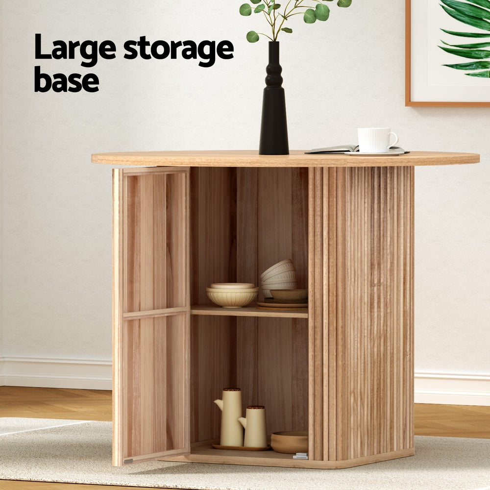 1M Artiss Dining Table Storage Base-4