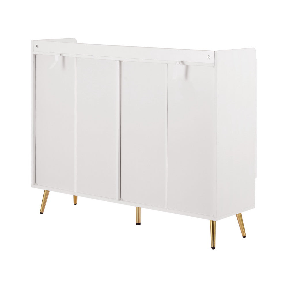 Artiss Shoe Rack Cabinet 5 Tiers 30 Pairs White-4