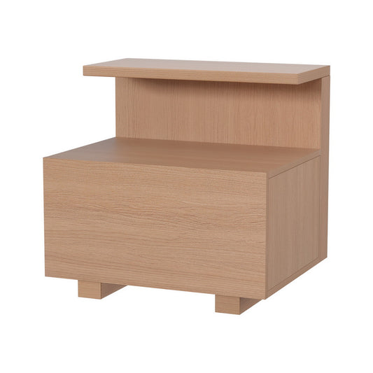 Artiss Bedside Table 1 Drawer - Pine-0