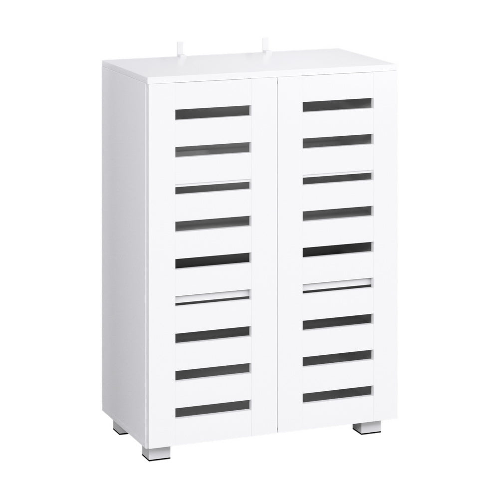 Artiss Shoe Rack Storage Cabinet 20 Pairs 5-tier White Alster-0