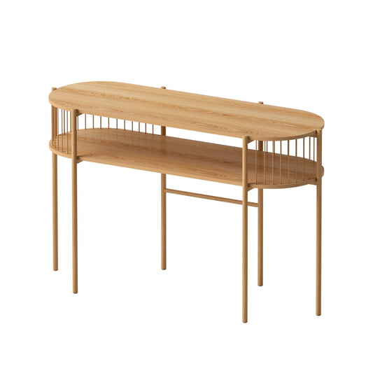 Artiss Console Table 124CM Pine-0